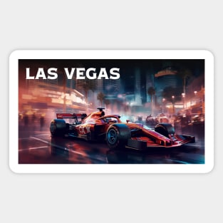 Las Vegas Formula One Grand Prix Magnet